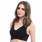 Breast Up Lifter and Posture Corrector Crossing Hooks Removable padded Bra