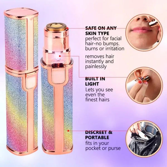 Blawless Rechargeable 2 in 1 Trimmer and Facial Hair remover Trimmer Shaver For Women