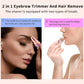Blawless Rechargeable 2 in 1 Trimmer and Facial Hair remover Trimmer Shaver For Women