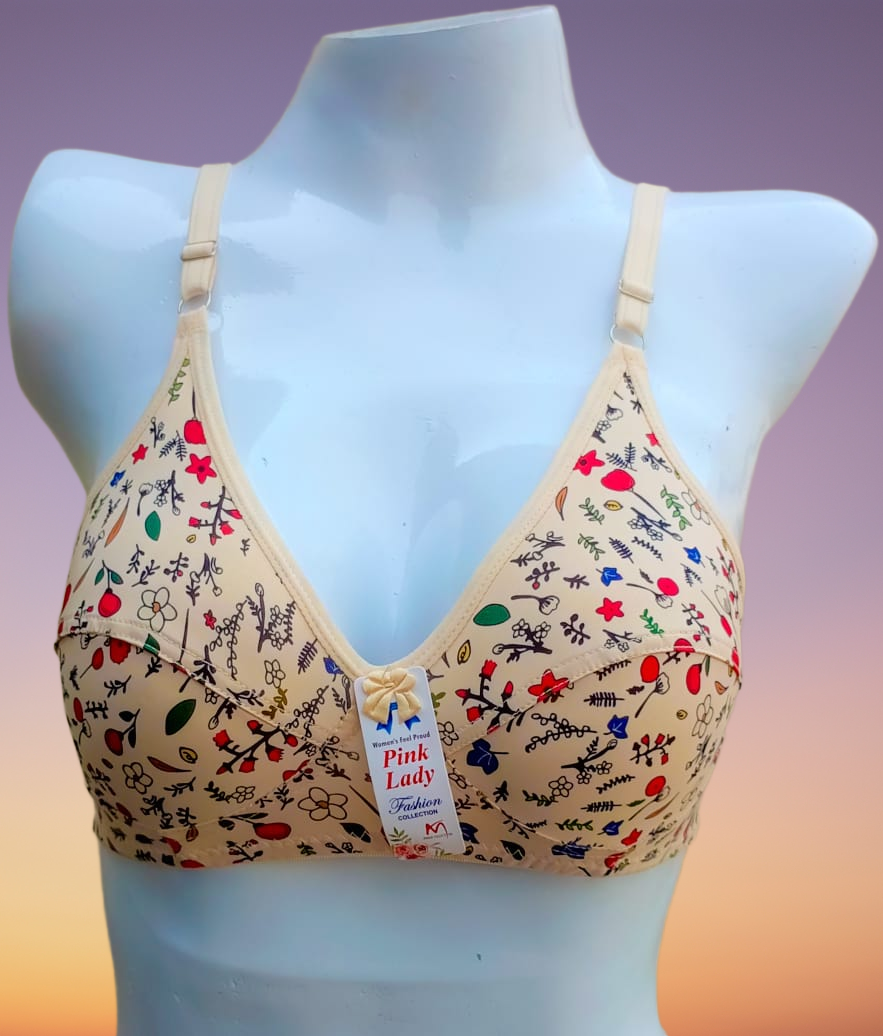 Pack Of 4 50%Off  Malai Soft & Light Jersey Daily Wear Bra