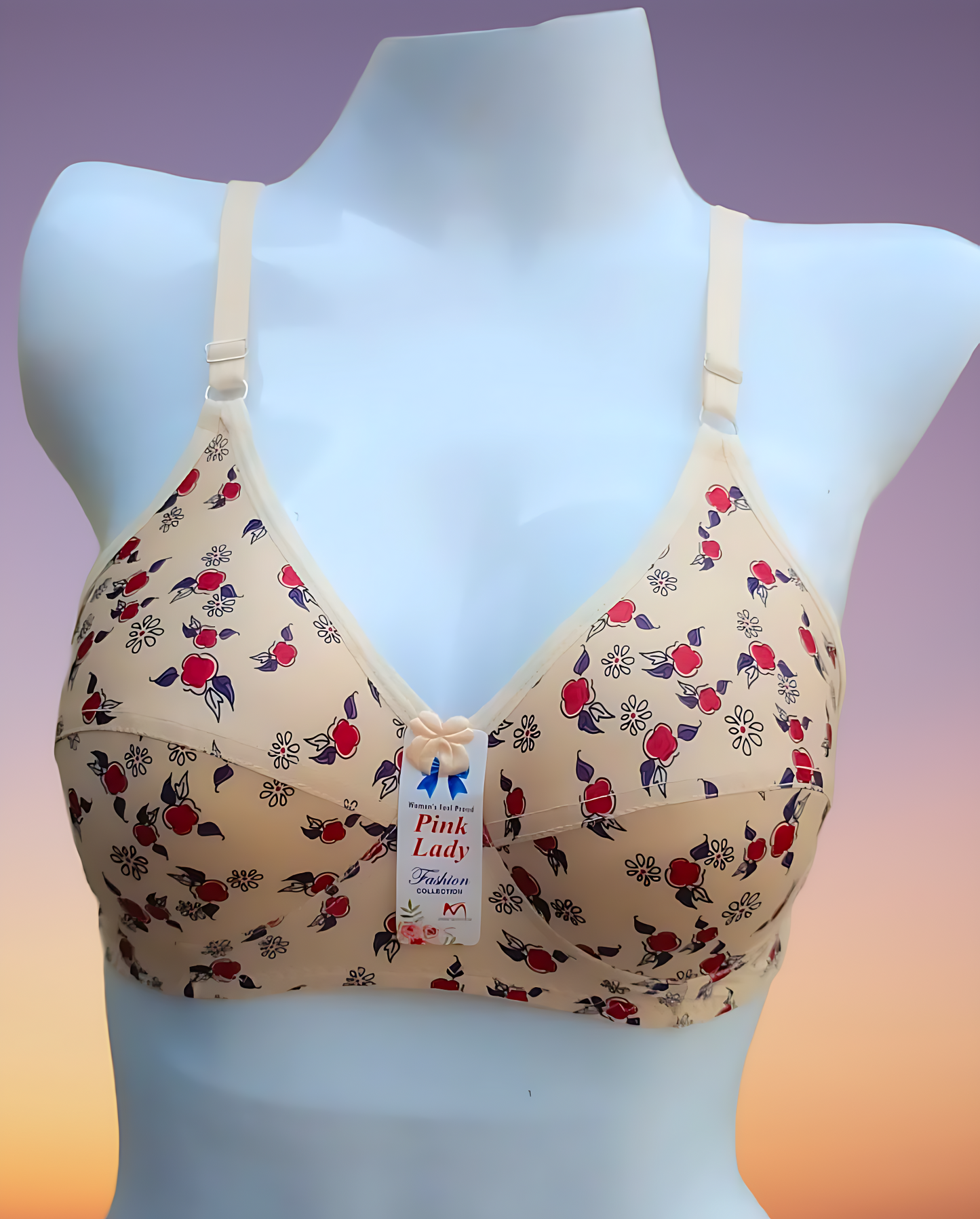 Pack Of 4 50%Off  Malai Soft & Light Jersey Daily Wear Bra