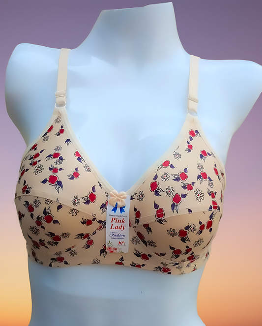 Pack Of 4 50%Off  Malai Soft & Light Jersey Daily Wear Bra