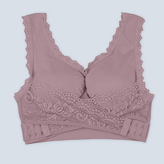 Breast Up Lifter and Posture Corrector Crossing Hooks Removable padded Bra