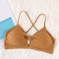 Wire Free Hole Style Light Padded Bralette